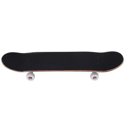 Produktbild von GOPLUS Skateboard Komplettboard Mini Cruiser Funboard Ahornholz 79 x 20cm schwarz