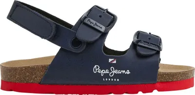 Zdjęcie produktu dla Sandały Pepe Jeans Bio Double Kansas Bk, niebieskie, rozmiar 29 (chłopięce), niebieskie, rozmiar 29