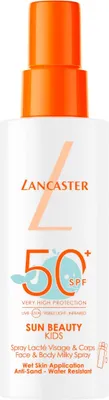 Immagine prodotto di Lancaster Milky Spray For Kids - Latte Solare Spray Spf50+, Adatto Alle Pelle Sensibile Dei Bambini, Formula Senza Profumo, Zero Lacrime E Anti-Sabbia, 150 Ml