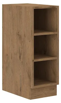 Produktbild von Vigo Unterschrank Regal 30 cm Eiche Lancelot Küchenzeile Küchenblock Küche