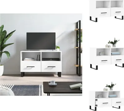 Immagine prodotto di mobile TV vidaXL bianco 80x36x50 cm in legno - Mobili TV