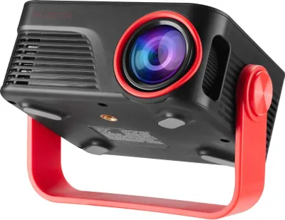Immagine prodotto di INF Proiettore Portatile Domestico WiFi e 3D, Decodifica 1080P, per Home Theater Nero+Rosso