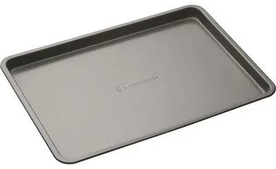 Obrázek produktu pro Plech na pečení - Pečicí plech - 35 x 25 cm - Uhlíková ocel - Nepřilnavý povrch - Šedá