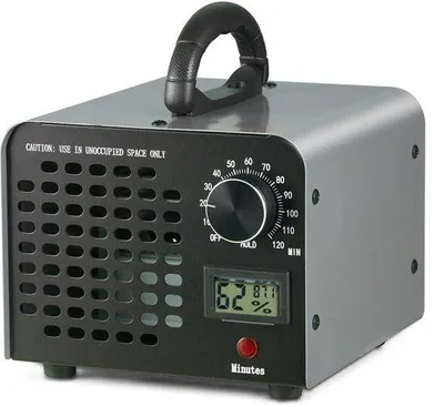 Immagine prodotto di Purificatore d'aria, 36.000 mg/h, eliminatore di odori, dispositivo con timer da 0 a 120 minuti per casa, ufficio, purificazione dell'aria