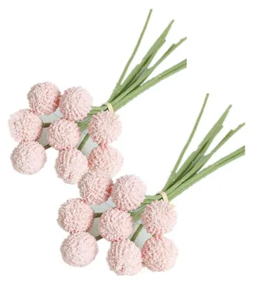 Immagine prodotto di Fiori artificiali Billy, sfera di 25 cm, 18 steli, color rosa, per decorazione