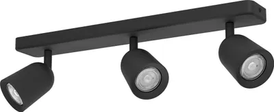 Immagine prodotto di Eglo luci 3 faretti Camaldoli nero 52 x 12 cm