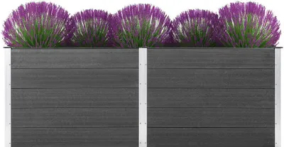 Immagine prodotto di Letto Rialzato da Giardino 250x50x91 cm in WPC Grigio