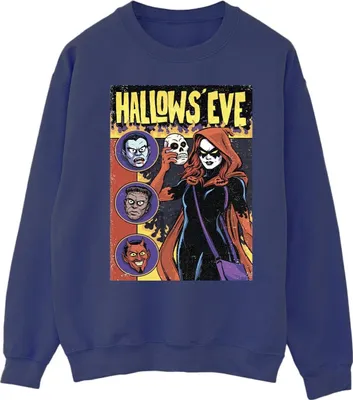 Produktbild von Marvel - "Hallows Eve" Sweatshirt für Herren BI35576 (M) (Marineblau)
