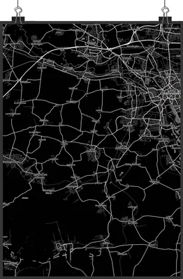 Produktbild von Mr. & Mrs. Panda Bild Gehrden DIN A4 - Geschenk, Wandbild, Stadt Dorf Karte Landkarte Map Stadtplan, wanddeko, drucke, Plakat, Kunstdruck