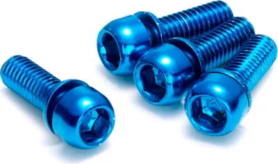 Produktbild von Reverse Components Scheibenbremsschrauben 4 Einheiten Blau 6 x 18 mm Blau 6 x 18 mm