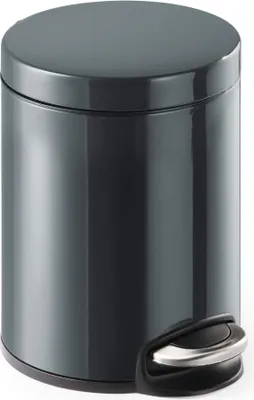Obrázek produktu pro DURABLE Odpadkový koš ROUND 5 - oválný, antracitová, 341058