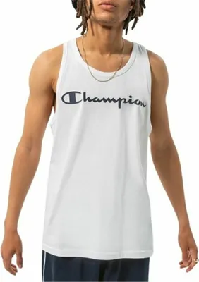 Immagine prodotto di Champion shirt Canotta in cotone senza maniche con scollo rotondo e stampa del logo