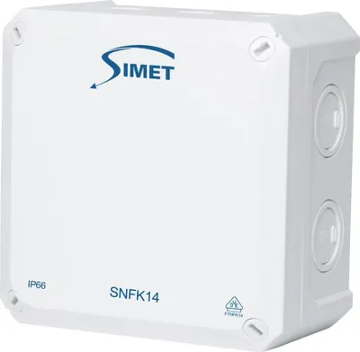 Produktbild von SNFK14 Wandeinbaudose, 140x140x81, IP66 weiß