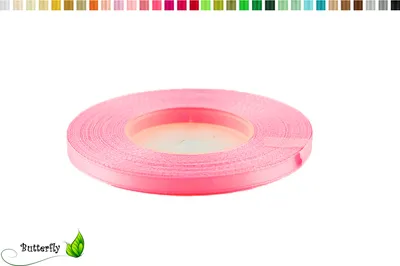 Produktbild von Satinband 6mm x 32m Rolle, Farbe:039 rosa