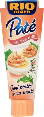 Produktbild von 3x Rio Mare Patè Tonno Salmone rosa Lachs Thunfischcreme 100g Streichfähige