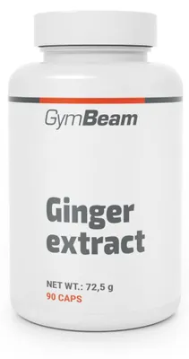Produktbild von GymBeam - Ingwer-Extrakt, 90 Kapseln