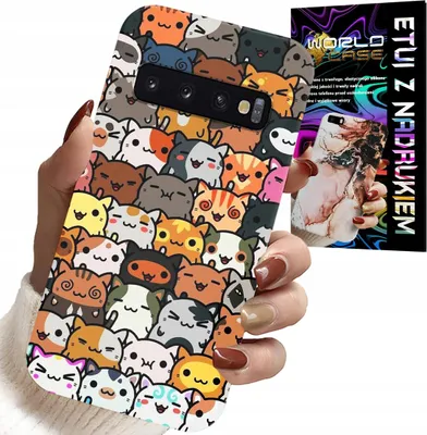 Immagine prodotto di Custodia Per Samsung Galaxy S10 Plus - Retro In Simpatici Gatti, Gatti, Custodia