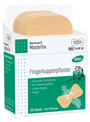 Produktbild von MasterTex Fingerkuppenpflaster, 8 x 4,5 cm, 20 Stk
