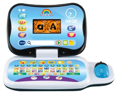 Produktbild von VTech Game & Leer Laptop, 3 Jahr(e), Mit Ton, Sprachfunktion, AA, Kunststoff, Mehrfarbig