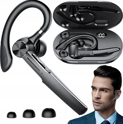 Zdjęcie produktu dla Słuchawka Bluetooth Do Rozmów Bezprzewodowa Do Ucha Dla Kierowców Zestaw