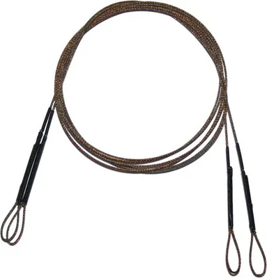 Produktbild von Jenzi Stahlvorfach 7x7 mit 2 Schlaufen 50cm 12 kg