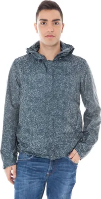 Produktbild von Moderne graue Herren-Sportjacke mit Taschen und Reißverschluss