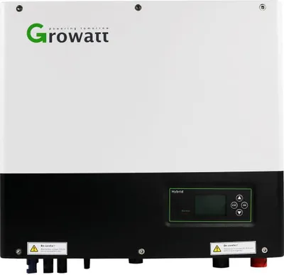 Zdjęcie produktu dla Growatt SPH6000TL3-BH-UP 0% VAT §12 ust. 3 ustawy o podatku od towarów i usług (UstG) 6 kW hybrydowy falownik trójfazowy w zestawie