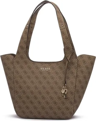Produktbild von GUESS Shopper Handtasche Calista Latte Logo : Latte Logo Farbe vom Hersteller: Latte Logo
