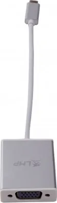 Obrázek produktu pro Adaptér LMP USB-C na VGA, USB-C 3.1 na VGA, hliníkové pouzdro, stříbrný.