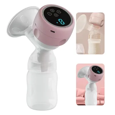 Produktbild von Elektrische Milchpumpe, freihändig, 4 Modi & 9 Stufen, auslaufsicher, 24 mm Handgerät – 1 Stück, ideal für Zuhause & unterwegs