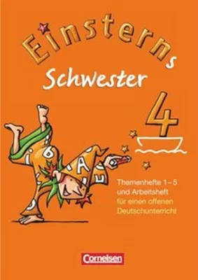 Zdjęcie produktu dla Einsterns Schwester - Sprache und Lesen 4. Schuljahr. Themenhefte 1-4: Projektheft und Arbeitsheft im Schuber
