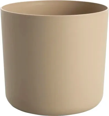 Produktbild von Blumentopf Lora Kunststoff matt Ø 16 cm H 15 cm aschegrau