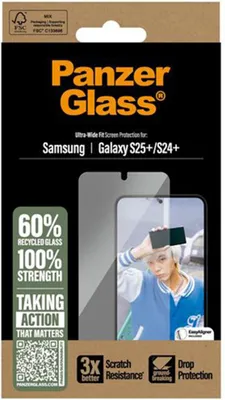 Produktbild von PanzerGlass Screen Protector Samsung Galaxy S25+ S24+ UWF