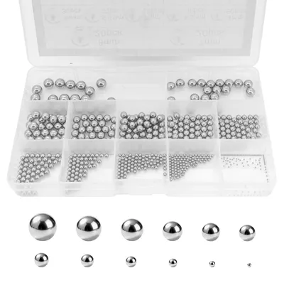 Kugellager-Set 620 Stück, Edelstahlkugeln 1-8 mm