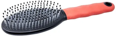 Immagine prodotto di spazzola per animali 22,5 x 6,5 gomma rosso/nero