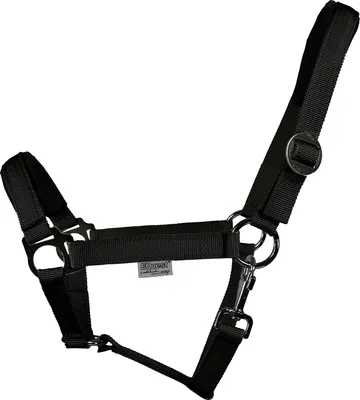 Produktbild von EQuest Halfter Regular Plus aus Polypropylen, schwarz - L / Warmblut / Full