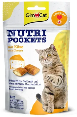Produktbild von GimCat Nutri Pockets, Adult, Käse, 60 g