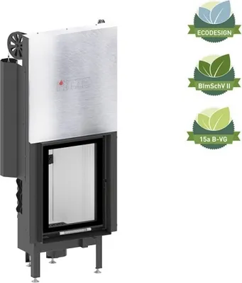 Produktbild von Kaminofen Hitze ALBERO AL11G.VD 11 kW Kaminofeneinsatz Ofen Holzofen Kamin schwarz