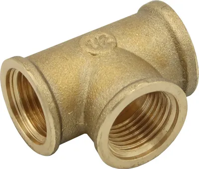 Produktbild von Messing T-Stück 1/2 Zoll DN15 Abzweig Abzweigung Y-Stück T-Verbinder Fitting