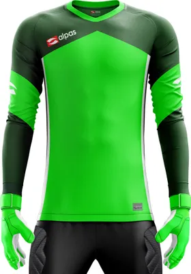 Produktbild von alpas Torwarttrikot Dynamic Gr. XL/XXL    hellgrün/dunkelgrün