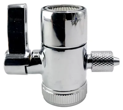Produktbild von Messinghahn 1/4 Zoll zu 3/8 Zoll Adapter Umschaltventil für Arbeitsplattenwasserfilter