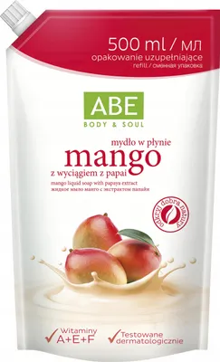 Produktbild von Mydło w płynie ABE Mango 500 ml zapas