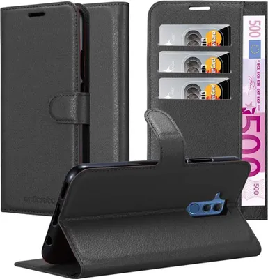 Image de Cadorabo Housse pour Huawei MATE 20 LITE Housse de protection en noir Housse pour téléphone portable Etui Case Cover Fermeture magnétique