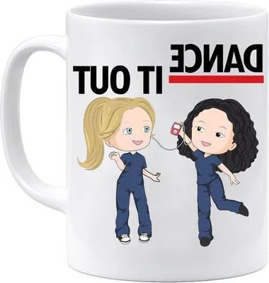Produktbild von Keramische Tasse mit Magnetron- und Spülmaschinenfest - 325 ml - Weiß