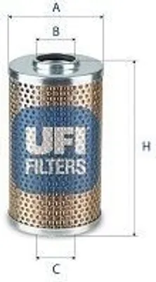 Produktbild von Ölfilter UFI 25.684.00 Filtereinsatz