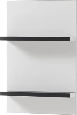 Produktbild von LIVOJO M12 Badezimmer Hängeregal 40 x 62 x 12 cm Weiß Hochglanz