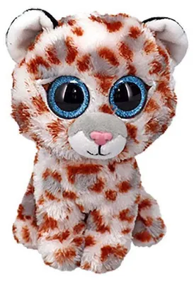 Image de Ty Beanie Boo Coco Léopard des neiges, 15cm