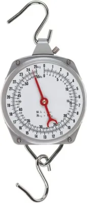 Produktbild von Zeigerschnellwaage Hängewaage bis 25 kg Kofferwaage Unterteilung je 100 g