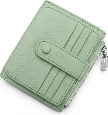 Image de Portefeuille RFID Femme Homme Porte-cartes en cuir véritable 14 cartes