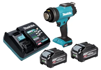 Imagen del producto de Sopladora de aire caliente con batería Makita HG 001 GZ01 40 V máx. 600 °C + maletín - sin batería, sin cargador